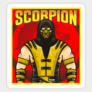 Scorpion Mortal Kombat Sticker